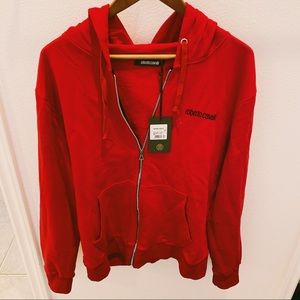 Robert Cavalli Red Snake Sweatshirt XL hoodie